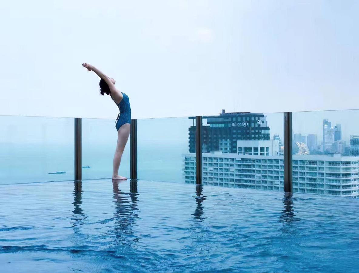 Great Location With Infinity Pool -Central Pattaya Daire Dış mekan fotoğraf