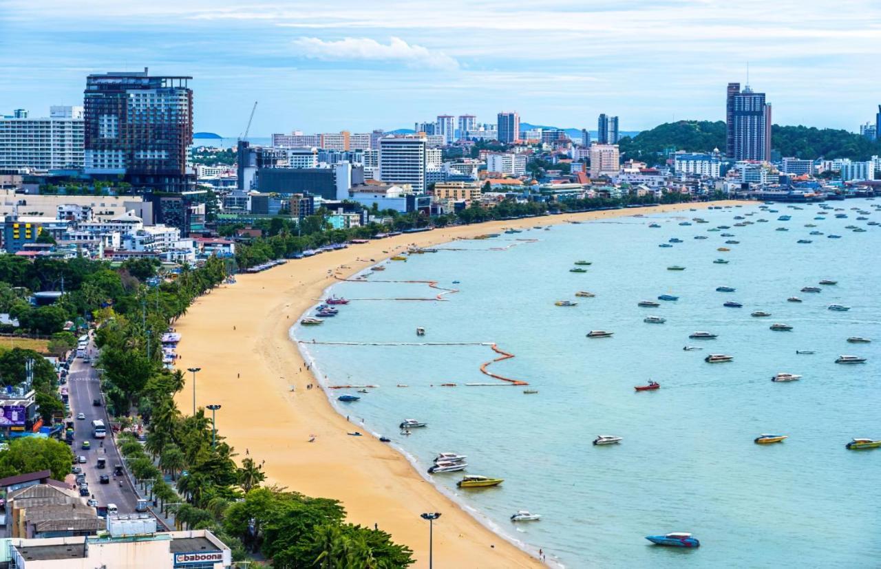 Great Location With Infinity Pool -Central Pattaya Daire Dış mekan fotoğraf