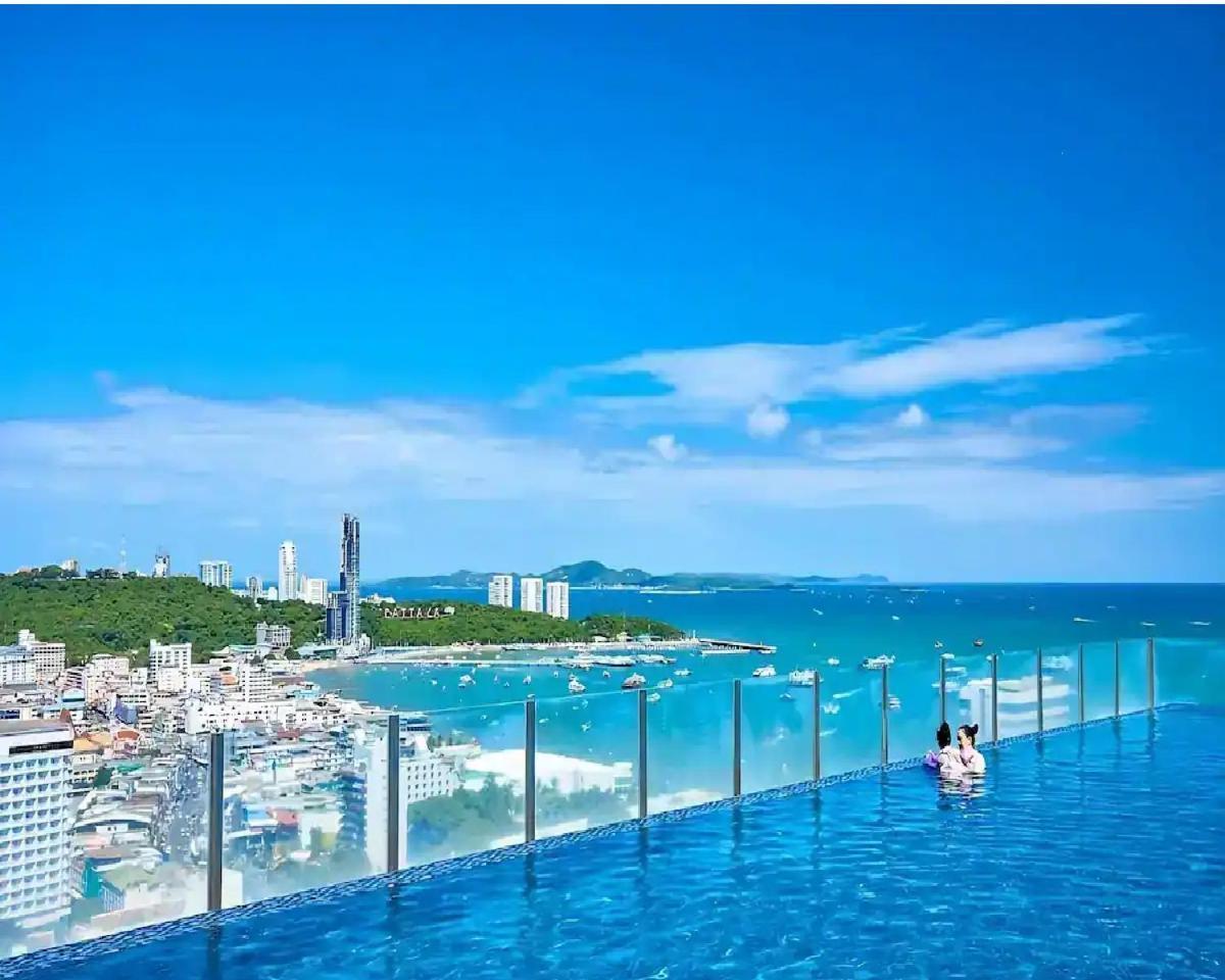 Great Location With Infinity Pool -Central Pattaya Daire Dış mekan fotoğraf